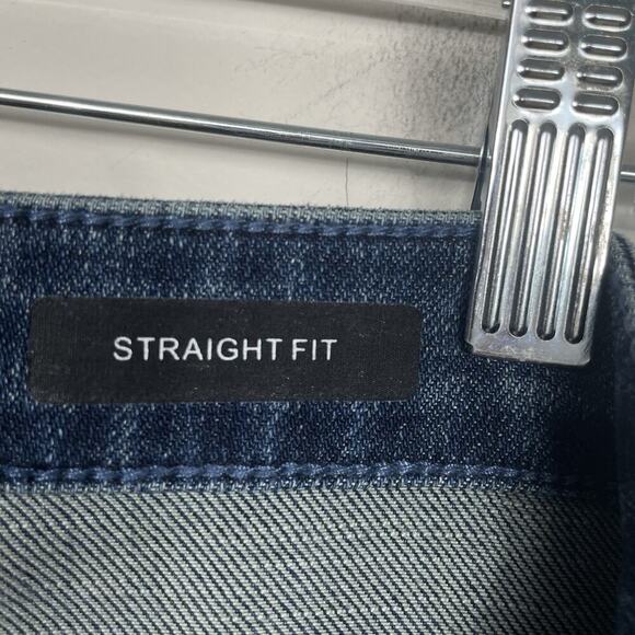 Judy Blue Tell Me About It Straight Fit Jeans Size 11/30 Blue Studded Stretch - Picture 14 of 16